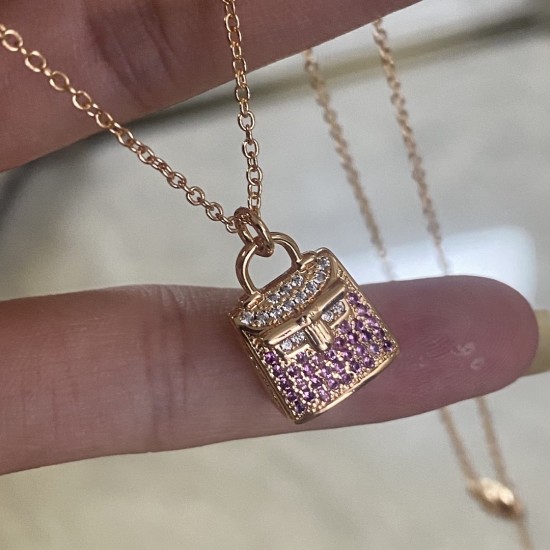 Hermes Amulettes Kelly necklace