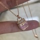 Hermes Amulettes Kelly necklace
