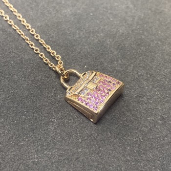 Hermes Amulettes Kelly necklace Hermes Amulettes Kelly necklace