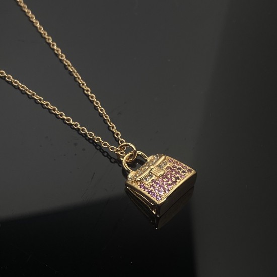 Hermes Amulettes Kelly necklace