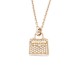 Hermes Amulettes Kelly necklace