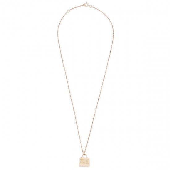 Hermes Amulettes Kelly necklace