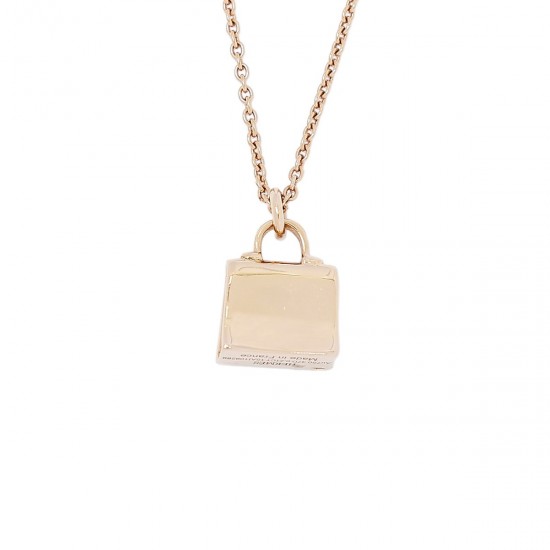 Hermes Amulettes Kelly necklace