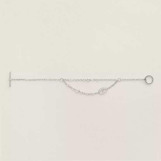 Hermes Chaine d'Ancre Chaos Fancy diamond bracelet Hermes Chaine d'Ancre Chaos Fancy diamond bracelet