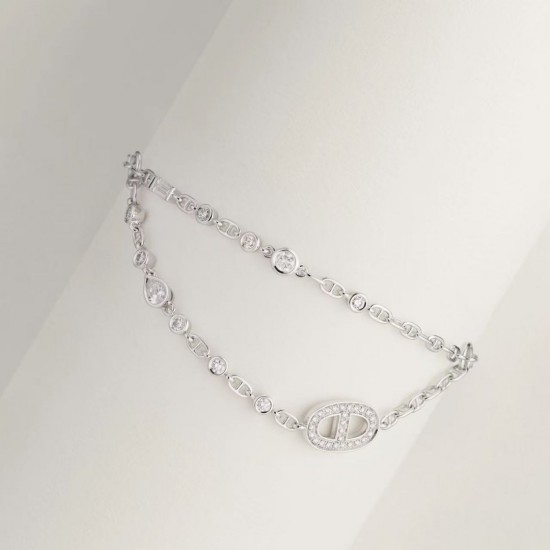 Hermes Chaine d'Ancre Chaos Fancy diamond bracelet Hermes Chaine d'Ancre Chaos Fancy diamond bracelet