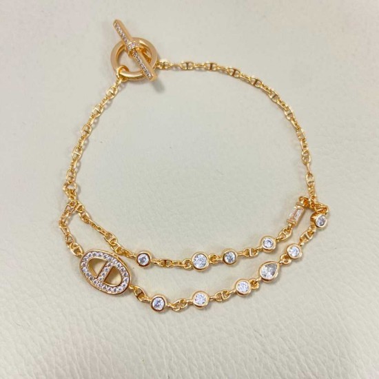 Hermes Chaine d'Ancre Chaos Fancy diamond bracelet Hermes Chaine d'Ancre Chaos Fancy diamond bracelet