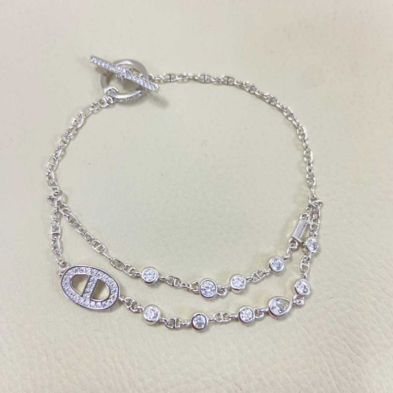 Hermes Chaine d'Ancre Chaos Fancy diamond bracelet Hermes Chaine d'Ancre Chaos Fancy diamond bracelet