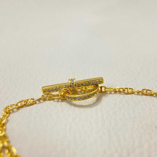 Hermes Chaine d'Ancre Chaos Fancy diamond bracelet Hermes Chaine d'Ancre Chaos Fancy diamond bracelet