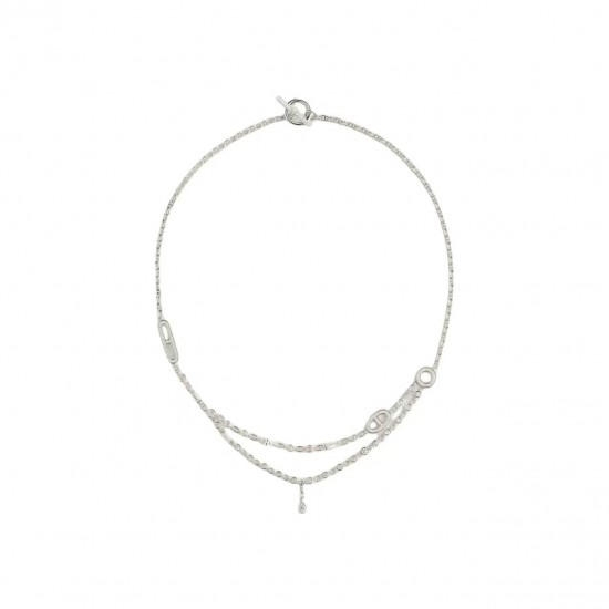 Hermes Chaine d'Ancre Chaos Fancy diamond necklace Hermes Chaine d'Ancre Chaos Fancy diamond necklace