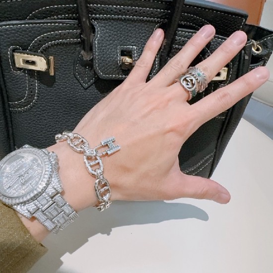 Hermes Chaine d'Ancre bracelet 1H Hermes Chaine d'Ancre bracelet 1H