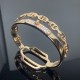 Hermes Collier De Chien CDC double tour diamond bracelet Hermes Collier De Chien CDC double tour diamond bracelet