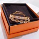 Hermes Collier De Chien CDC double tour diamond bracelet Hermes Collier De Chien CDC double tour diamond bracelet