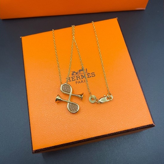 Hermes Cor H necklace