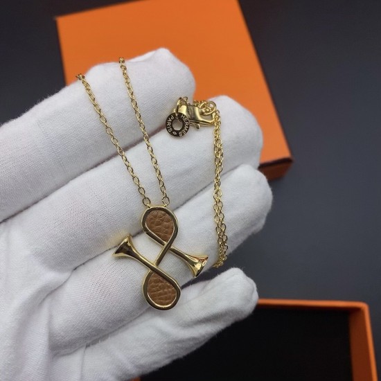 Hermes Cor H necklace