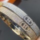 Hermes H D'Ancre diamond bracelet Hermes H D'Ancre diamond bracelet