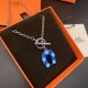 Hermes Helios Fer a cheval necklace