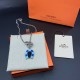 Hermes Helios Fer a cheval necklace