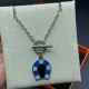 Hermes Helios Fer a cheval necklace