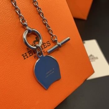 Hermes Helios Fer a cheval necklace