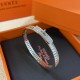 Hermes H Kelly Baguettes diamond bracelet Hermes H Kelly Baguettes diamond bracelet