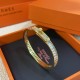 Hermes H Kelly Baguettes diamond bracelet Hermes H Kelly Baguettes diamond bracelet