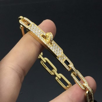 Hermes Kelly diamond bracelet Hermes Kelly diamond bracelet