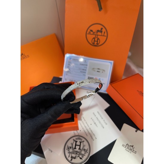Hermes Kelly diamond bracelet Hermes Kelly diamond bracelet