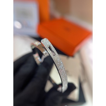 Hermes Kelly diamond bracelet