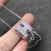 Hermes POP H diamond necklace