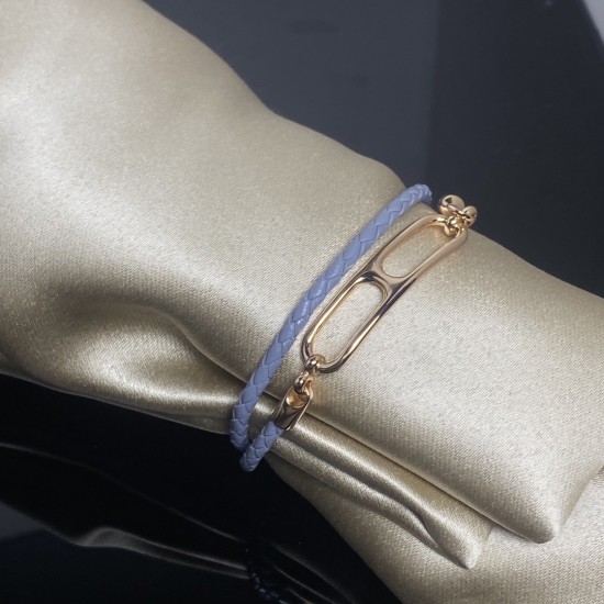 Hermes Roulis double tour bracelet Hermes Roulis double tour bracelet
