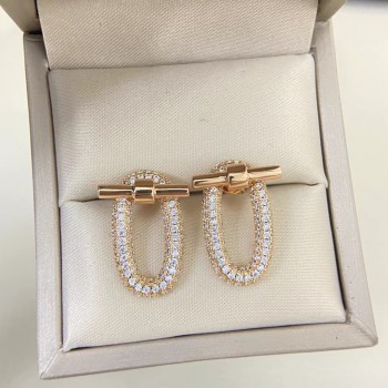 Hermes Adage pendant ear ring