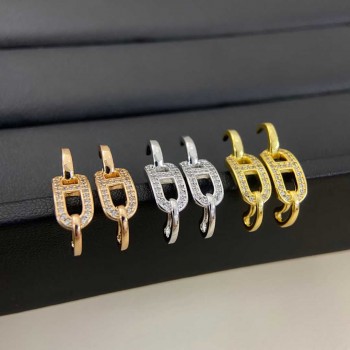 Hermes Boutons D'Oreilles diamond ear ring