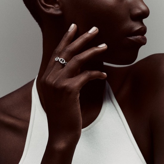 Hermes Chaine d'Ancre Enchainee ring Hermes Chaine d'Ancre Enchainee ring