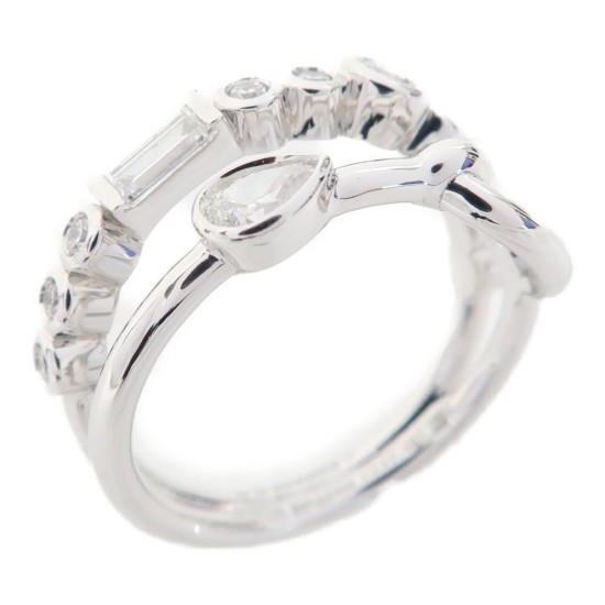 Hermes Chaine d'Ancre chaos diamond Ring Hermes Chaine d'Ancre chaos diamond Ring