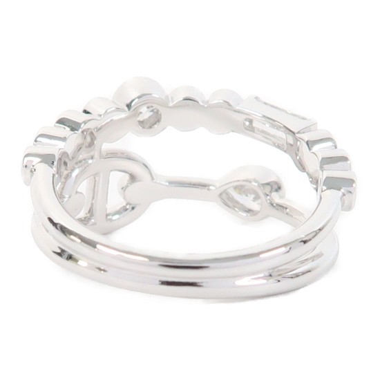 Hermes Chaine d'Ancre chaos diamond Ring Hermes Chaine d'Ancre chaos diamond Ring