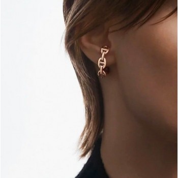 Hermes Chaine d'Ancre ear ring S925