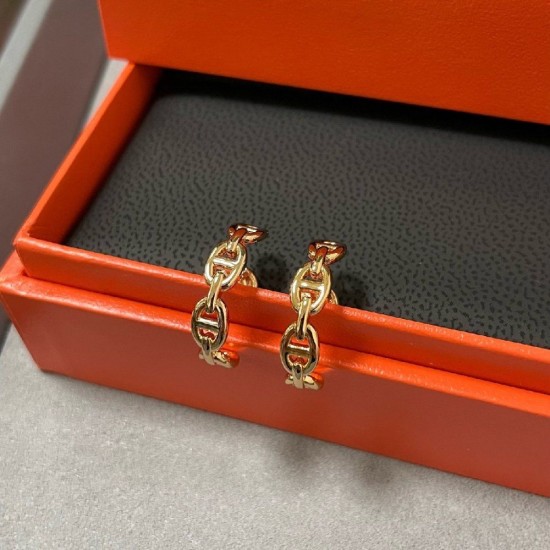 Hermes Chaine d'Ancre ear ring S925