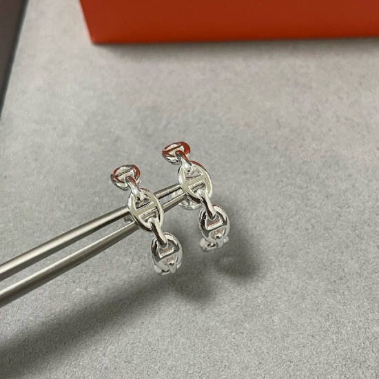 Hermes Chaine d'Ancre ear ring S925