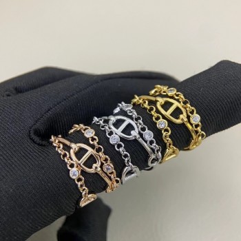 Hermes Chaine D'incre Chaos finger ring