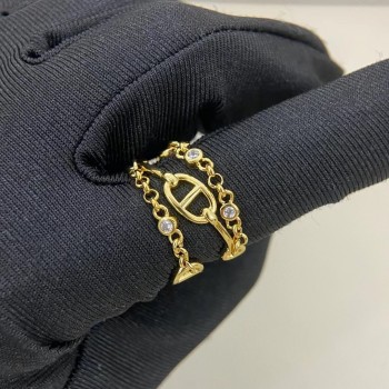 Hermes Chaine D'incre Chaos finger ring