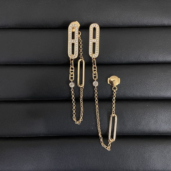 Hermes Chaine d'ancre Chaos earrings