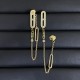Hermes Chaine d'ancre Chaos earrings
