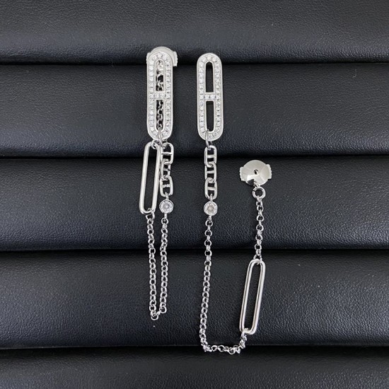 Hermes Chaine d'ancre Chaos earrings