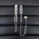 Hermes Chaine d'ancre Chaos earrings
