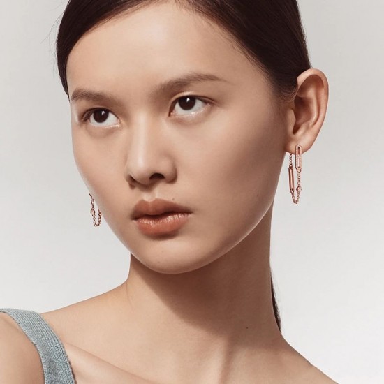 Hermes Chaine d'ancre Chaos earrings