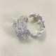 Hermes Chaine d'ancre Enchainee ear climber diamond earrings