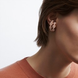 Hermes Chaine d'ancre Enchainee ear climber diamond earrings