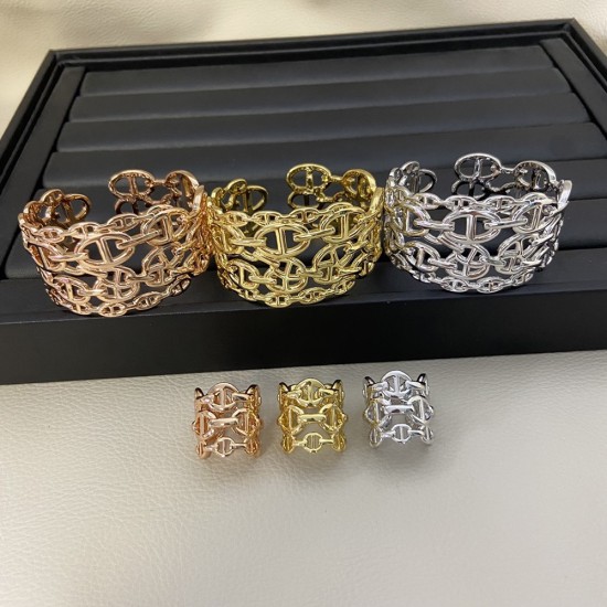 Hermes D'Ancres finger ring Hermes D'Ancres finger ring