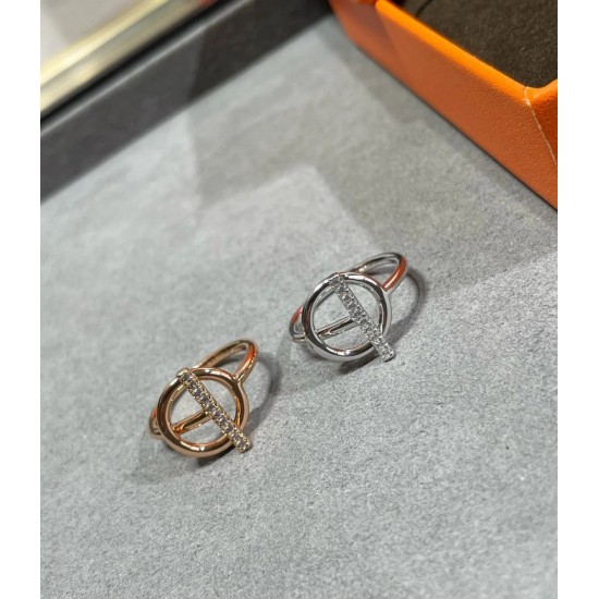Hermes Echappee diamond ring Hermes Echappee diamond ring