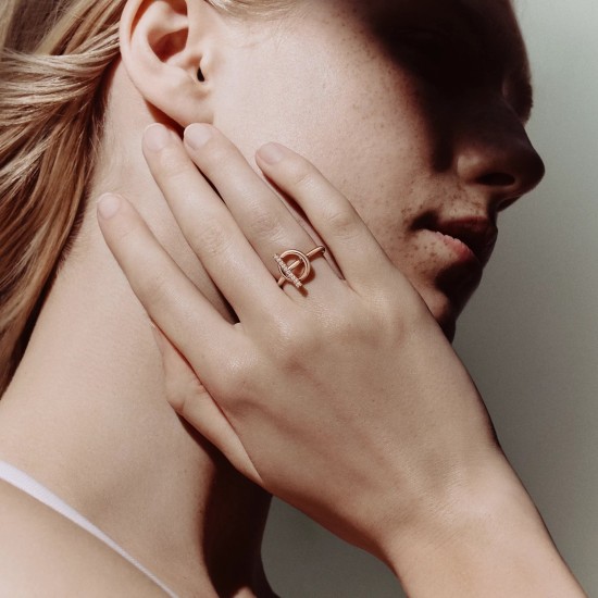 Hermes Echappee diamond ring Hermes Echappee diamond ring